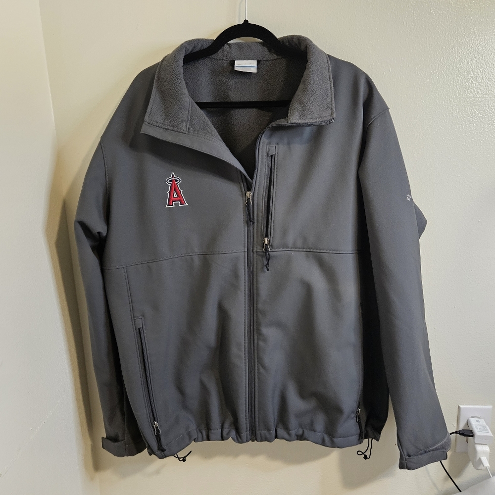 Columbia  Los Angeles Angels Gray Jacket Men's XXL